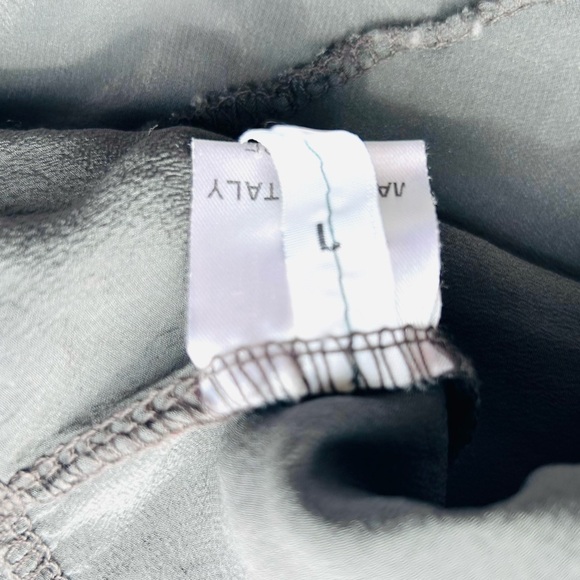 Please 100% silk made in Italy slip on dress with sequins and lace - Picture 11 of 11